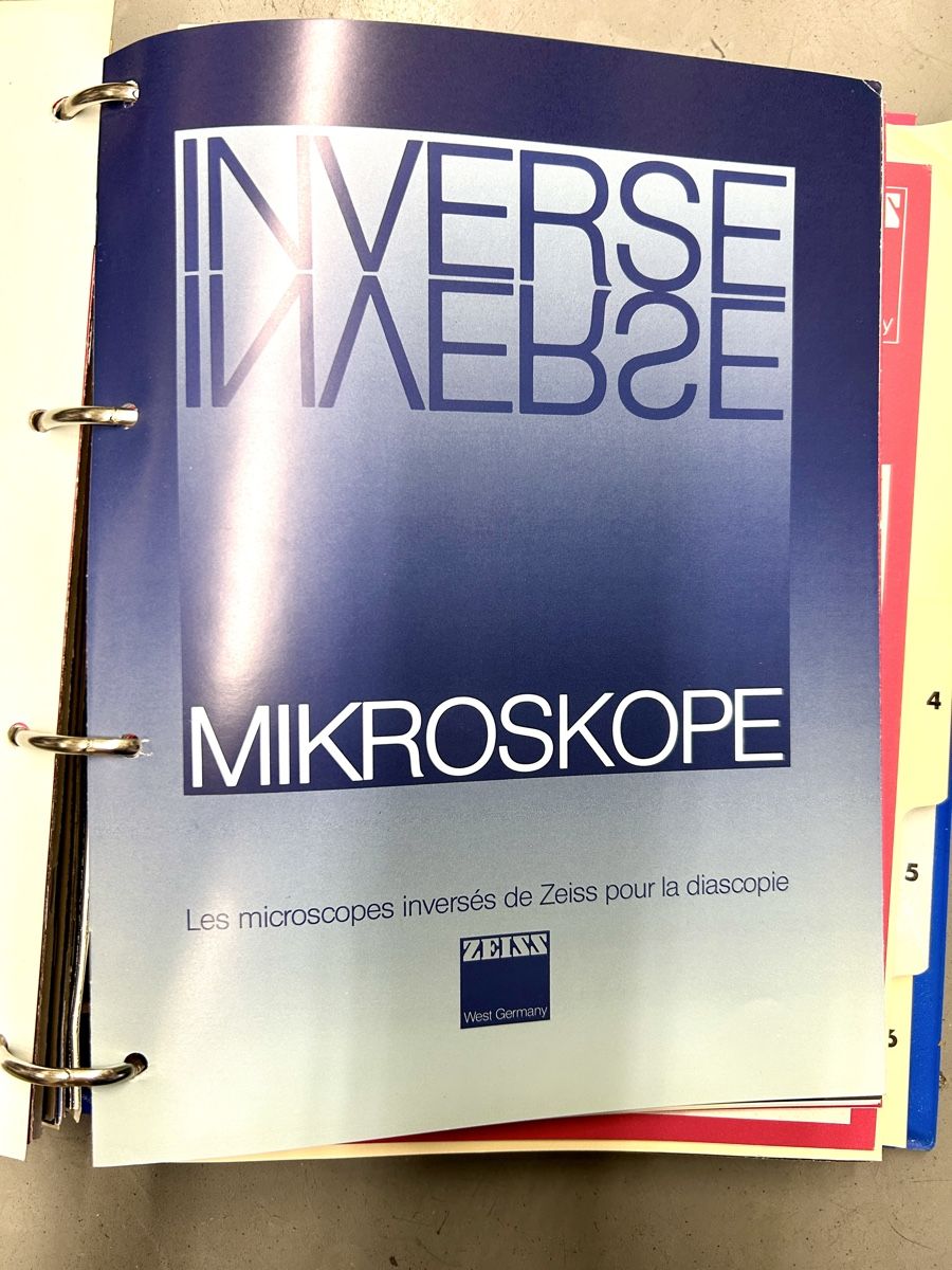 Libri: Zeiss Optic Microscope West Germany Collector Vintage – Usato da Cointrin venduto da vrossi 5