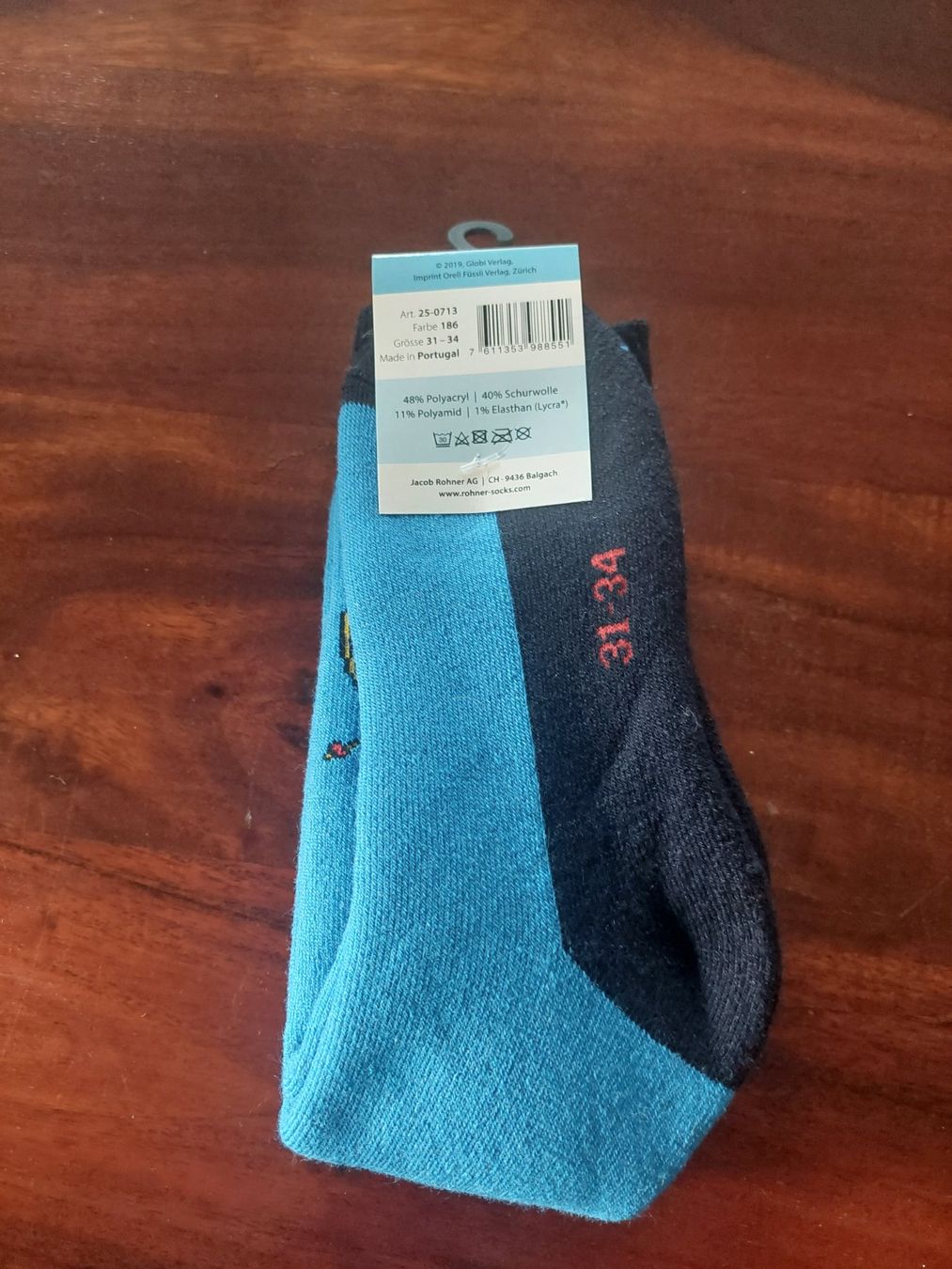 Rohner Chaussettes enfants: Globi Ski Socken 31-34 – Neuf avec emballage d'origine à Beckenried par Havacola 2