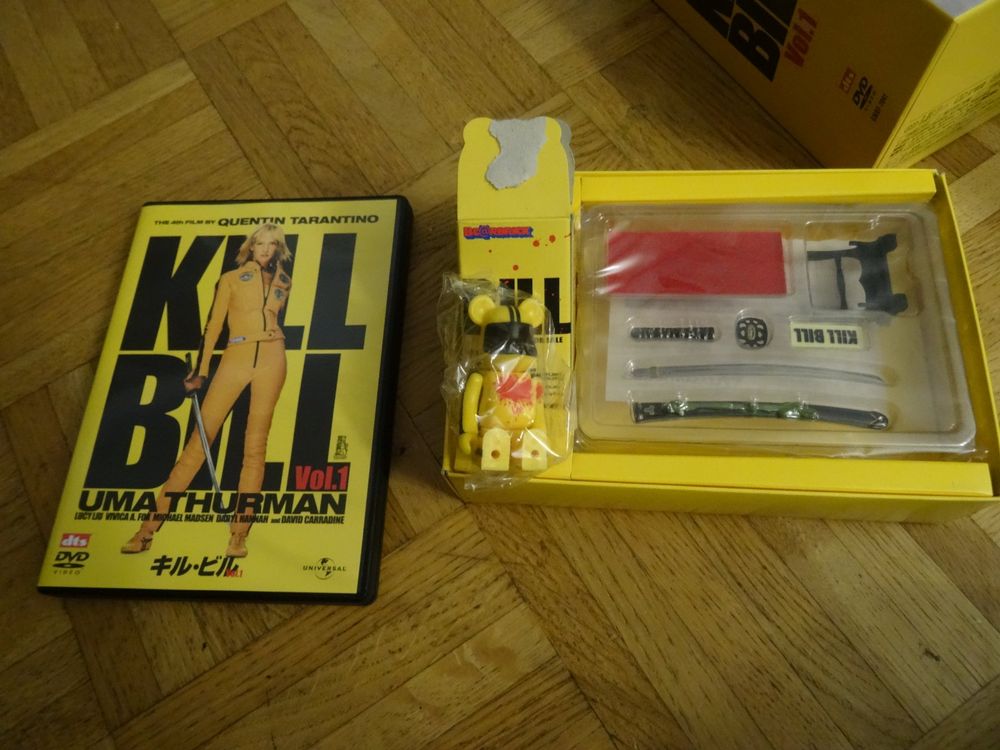 Kill Bill Vol 1 + 2 Japan DVD Limited Box FIGUR ANHÄNGER (Gebraucht) in ...