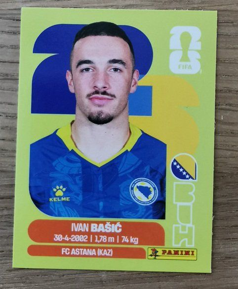 Panini Carte collezionabili: Ivan Basic BIH 12 Panini FIFA World Cup 2026 – Nuovo (secondo la descrizione) da Wilen b. Wollerau venduto da morethanmusic