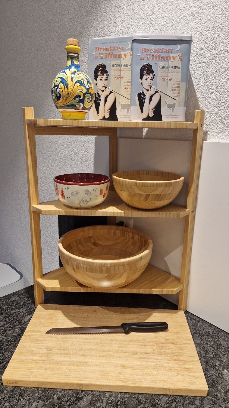Articoli in legno: IKEA RÅGRUND Eckregal aus Bambus – Nuovo (secondo la descrizione) da Balterswil venduto da SiMar_19 1