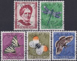1951, J138-J142 Serie mit Ersttags-Vollstempel DE, K: 240.-+