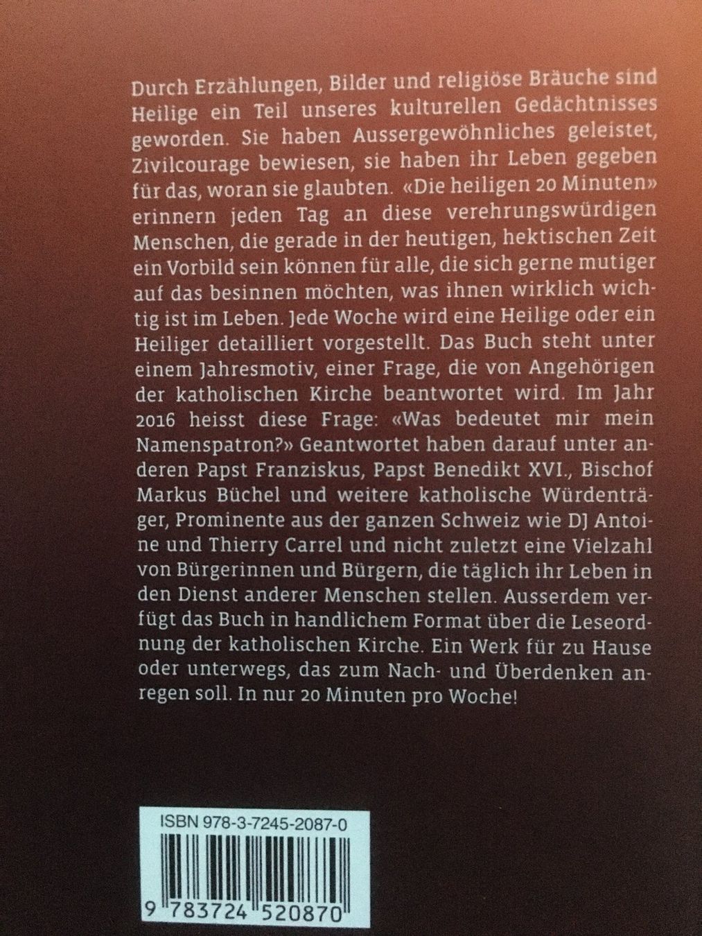 Libri: Die heiligen 20 Minuten - Namenspatrone – Nuovo (secondo la descrizione) da Grenchen venduto da Kogi7 9