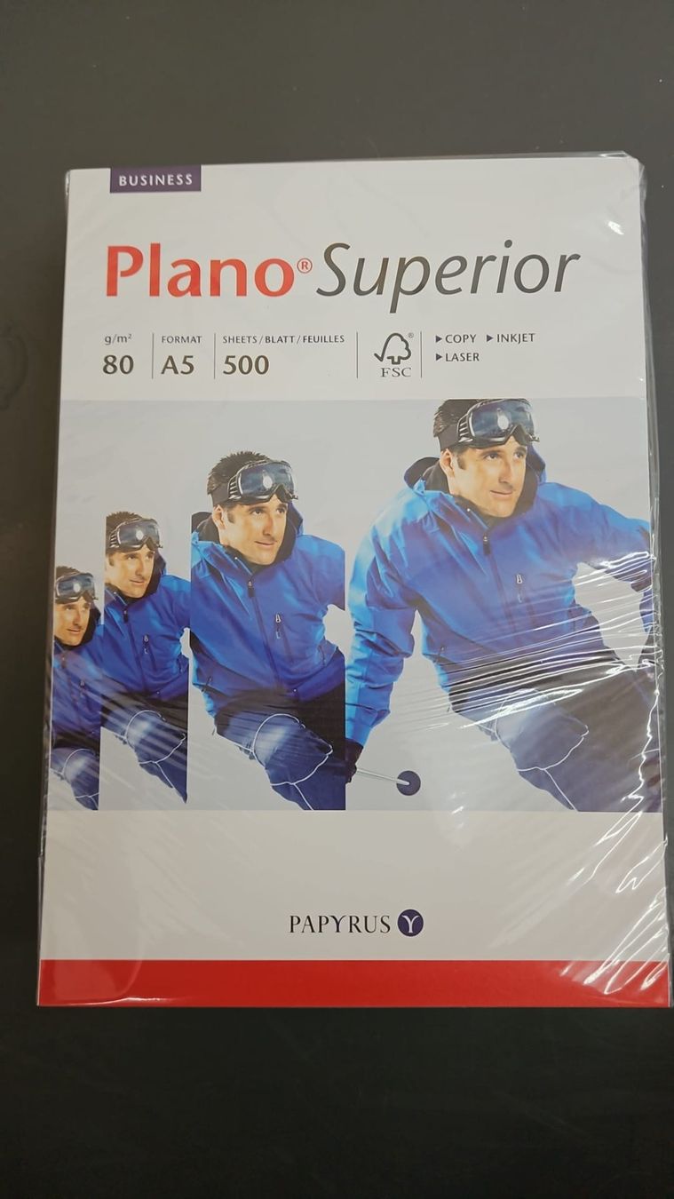 Papier: A5 Papier Plano Superior, 80g, 500 Blatt – Neuf avec emballage d'origine à Volketswil par Fidi57