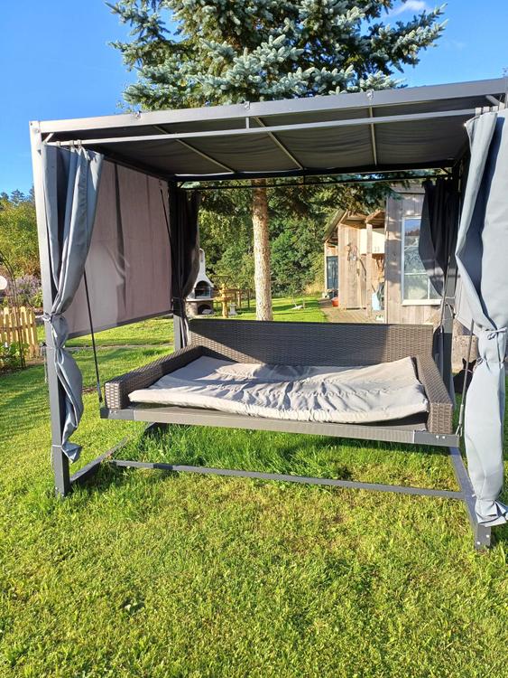 Gartenmöbel Hollywoodschaukel mit Sonnenschutz Kaufen auf Ricardo