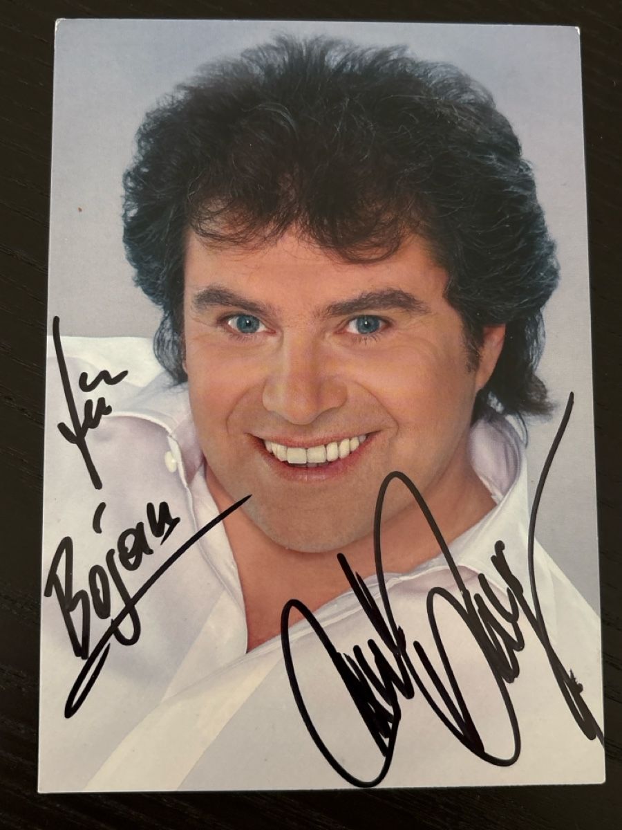 Autografi: Andy Borg Autogrammkarte signiert - Schlagerstar! – Usato da Uetendorf venduto da hoisle