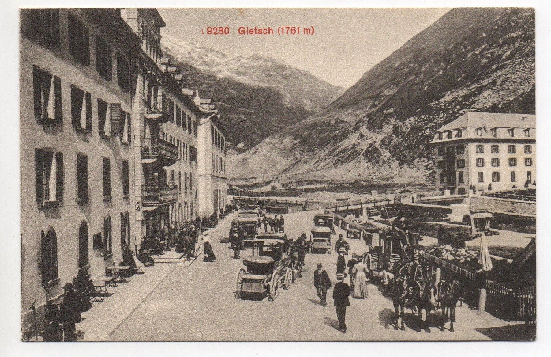 Cartoline postali: GLETSCH Postkutsche – Usato da Jona venduto da philajona