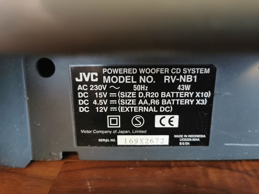 JVC RV-NB1 - Ghettoblaster / Soundbooster / Boomblaster (Gebraucht) in ...