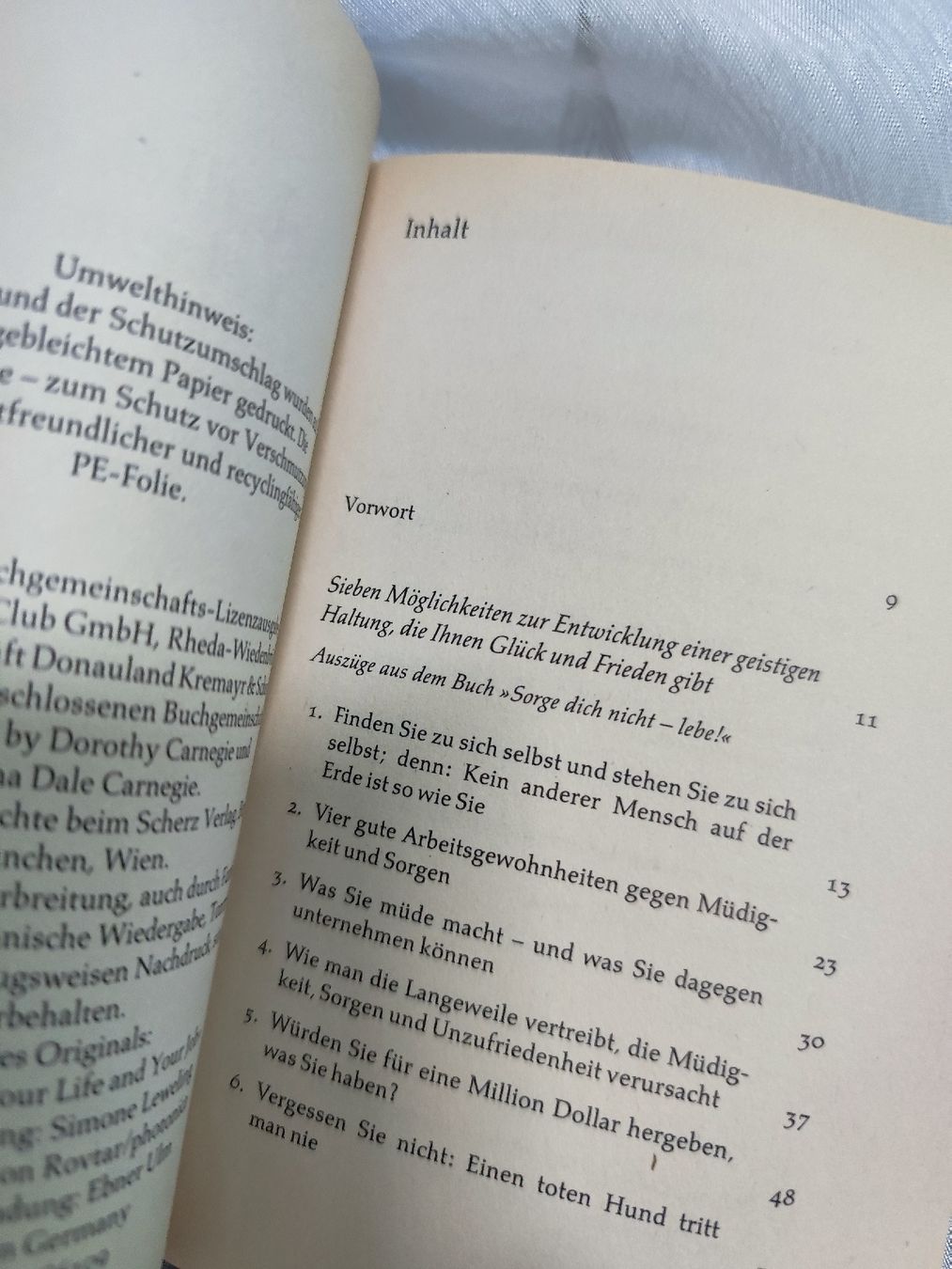Libri: Freu dich des Lebens Carnegie – Usato da Mägenwil venduto da VintageGirly 6