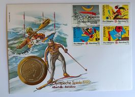 Numisbrief Olympische Spiele 1992  ab 1 Fr. !!