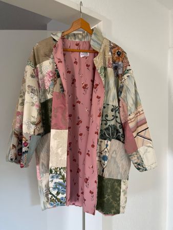 Wunderschöne Patchwork Jacke Maribou London Grösse M