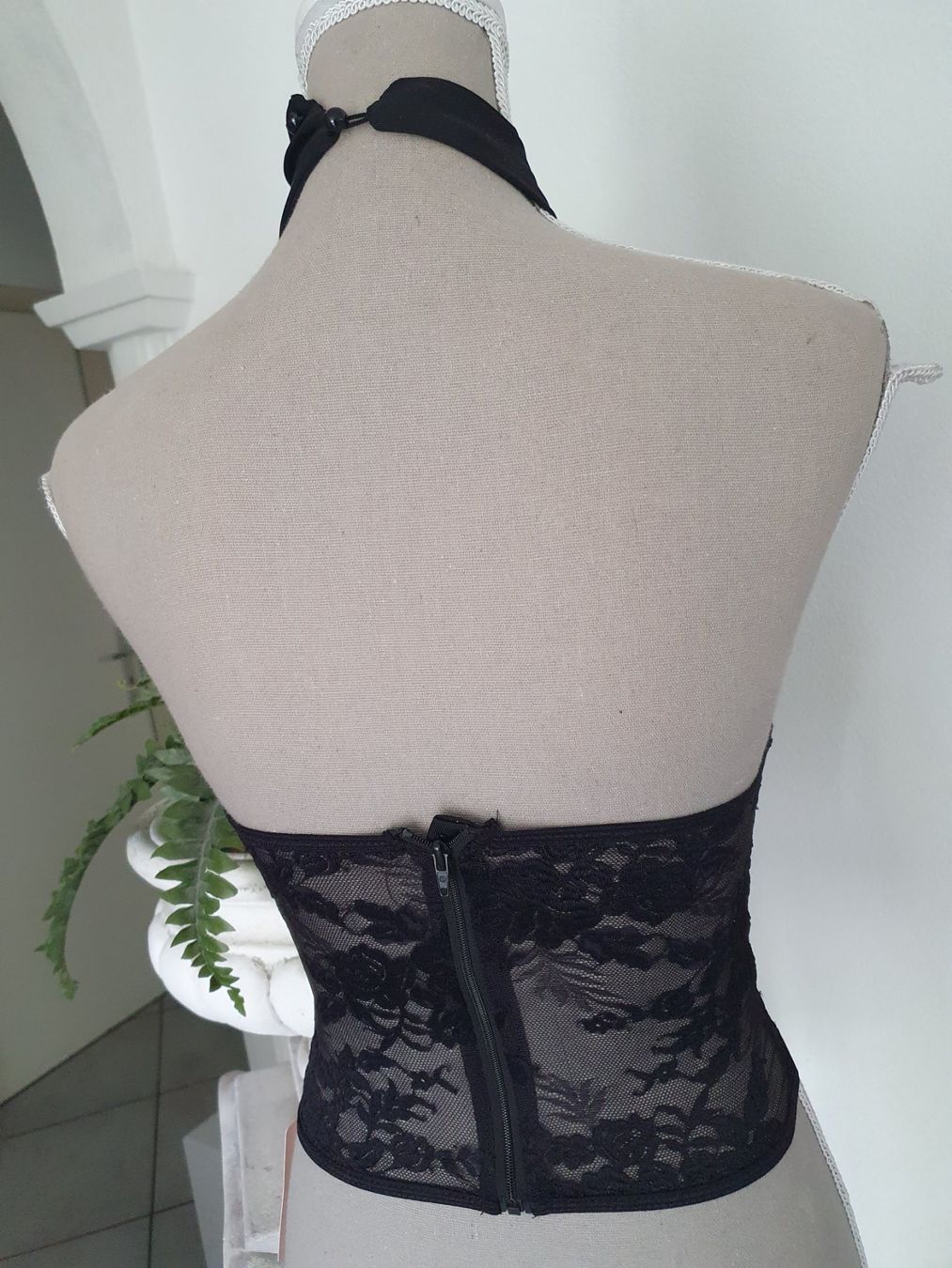 Altra biancheria intima: Gothic Corsagentop m. Spitze Gr. S leicht def. – Difettoso da Münsingen venduto da BlackTears-3 2