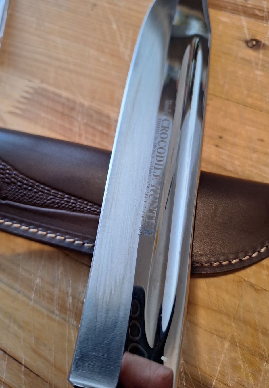 Accessori: Linder Crocodile Hunter Bowiemesser – Difettoso da Triesen venduto da BLACKSHEEP75 4