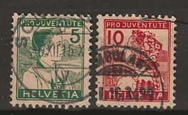 PJ015 - Pro Juventute 1915 vollstempel