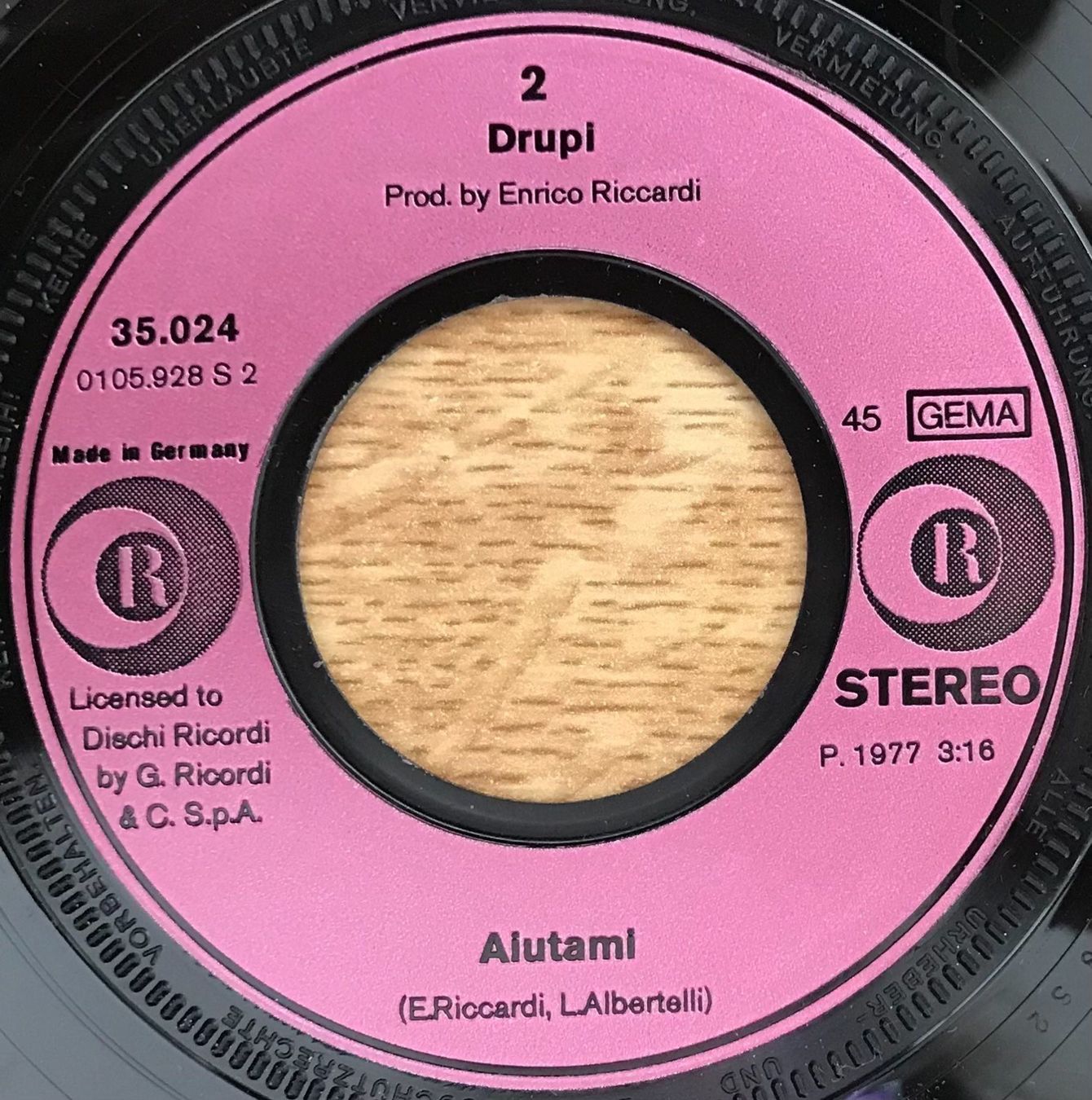 Schallplatten: DRUPI - COME VA – Gebraucht aus Bussigny von vinyl-pas-cher 3