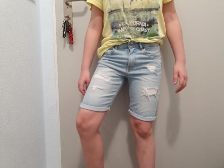 Jungen Slim Fit Shorts&Denim,Grösse 128