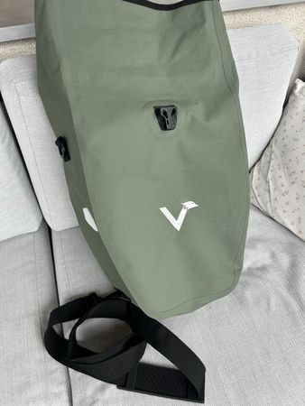 Valkental Fahrradtasche wasserdicht olivgrün neuwertig