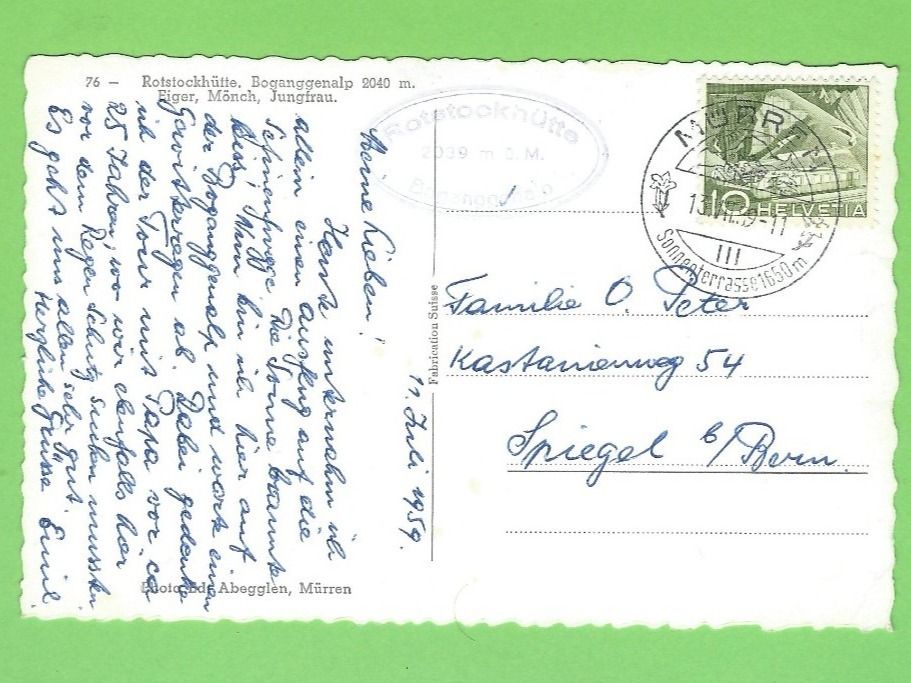 Cartoline postali: Rotstockhütte, Bogenalp – Nuovo (secondo la descrizione) da Zürich venduto da t24_de 1