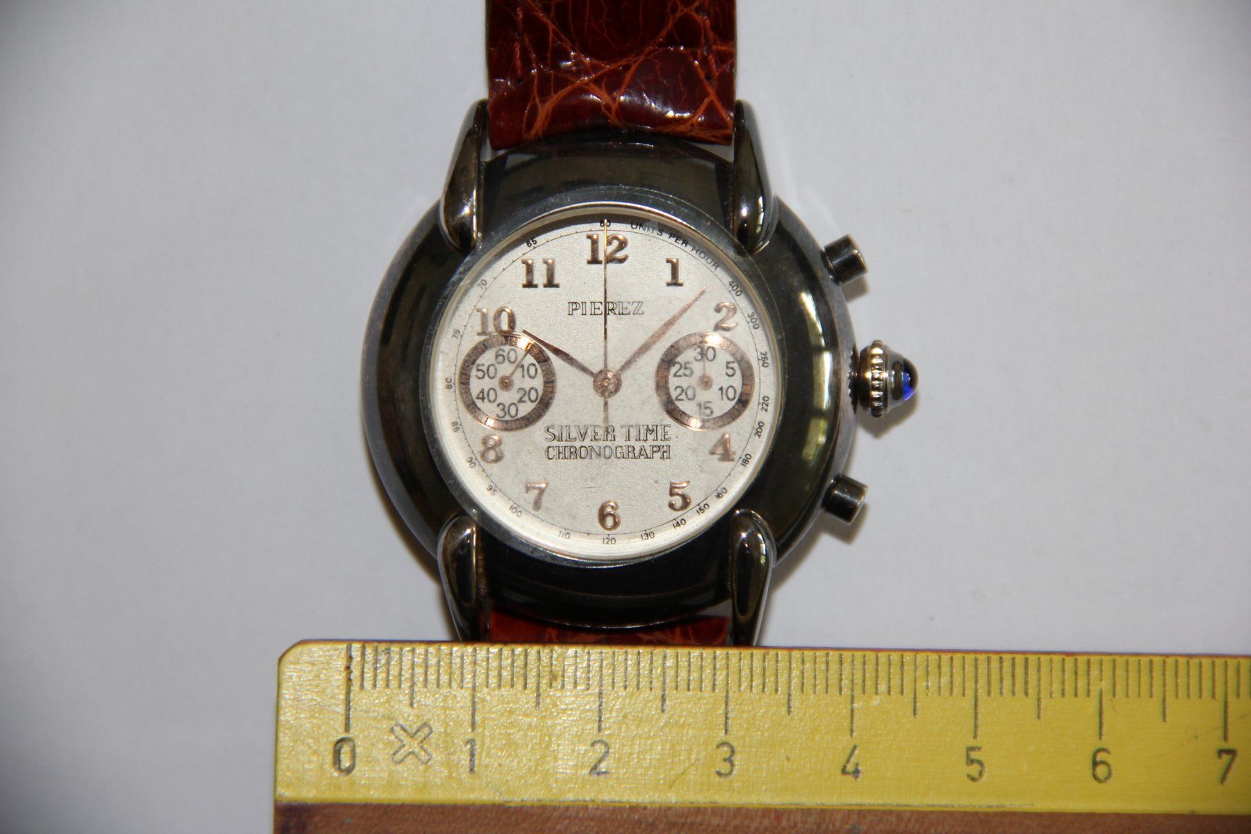 Orologi: Pierez Silver Time Chronographe numeriert – Usato da Corgémont venduto da pia_p5cv 1