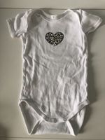 Süsses Baby Body Weiss mit Leopard ❤️ Druck Grösse 62