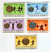 Briefmarken Olympische Spiele. Trinidad und Tobago