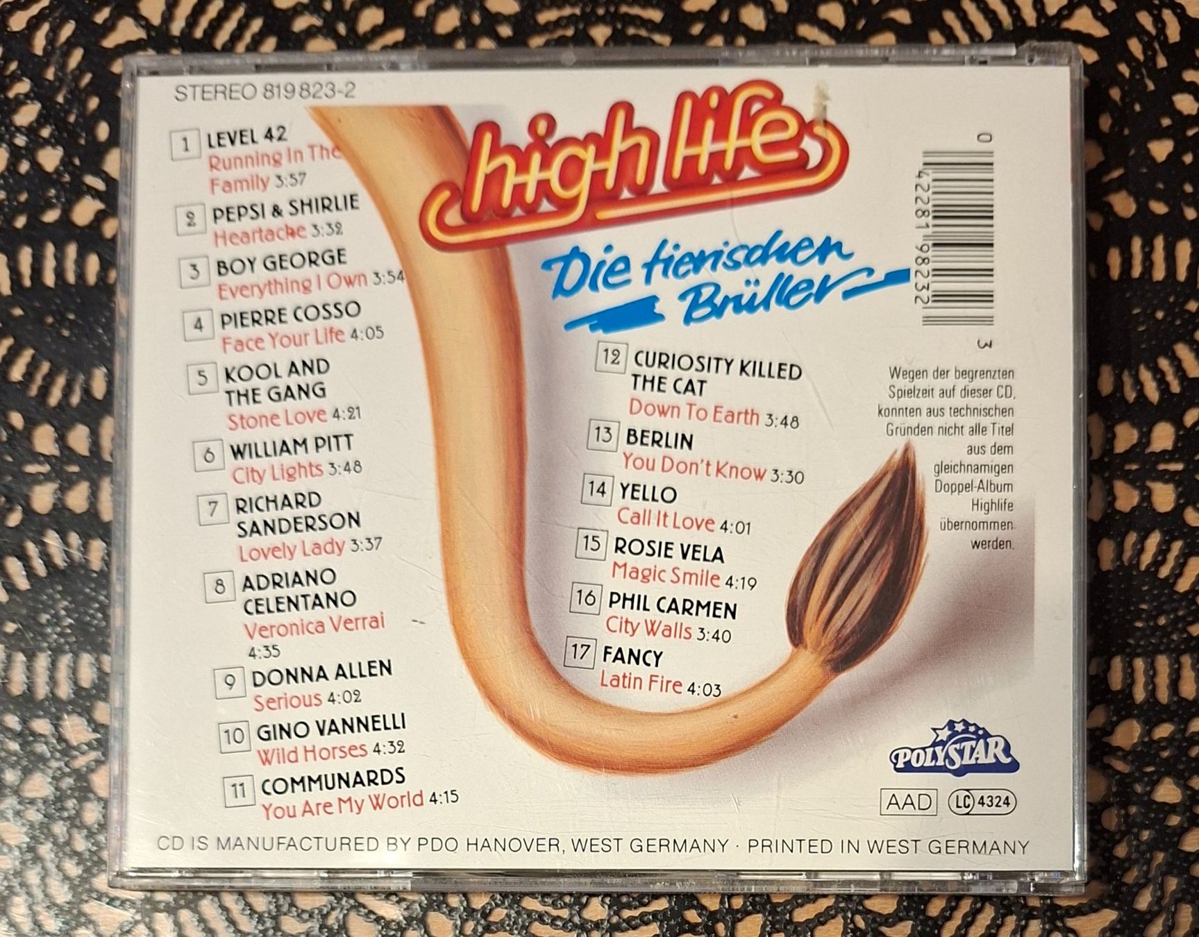 CDs: High Life - Die tierischen Brüller, DE Hit Compilation 1987 – Gebraucht aus Schönenberg TG von Gregolino76 1