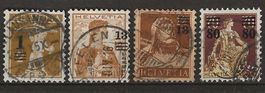 CH132 - Emission prov. 1915 obl.