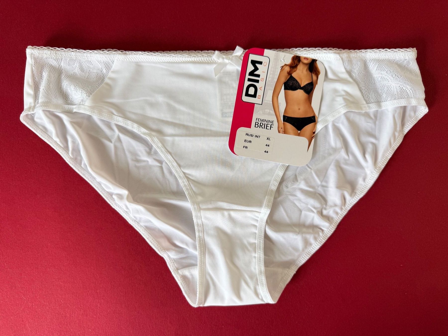 Dim Altra biancheria intima: DIM Basic, Slips FEMININE, Grösse 44, 2 Stück in Weiss – Nuovo e nell'imballaggio originale da Rudolfstetten venduto da gst_g7xl 2