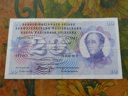 SUISSE  20  Francs  1973  (2062)  Billet