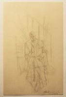Alberto Giacometti, Vintage Lithographie