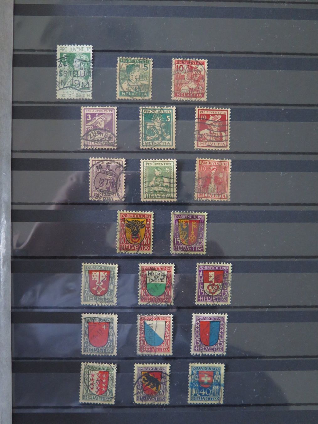 Tutti i francobolli: Pro Juventute 1913 - 2000 SBK 1 - 359 – Usato da Winterthur venduto da Namo1