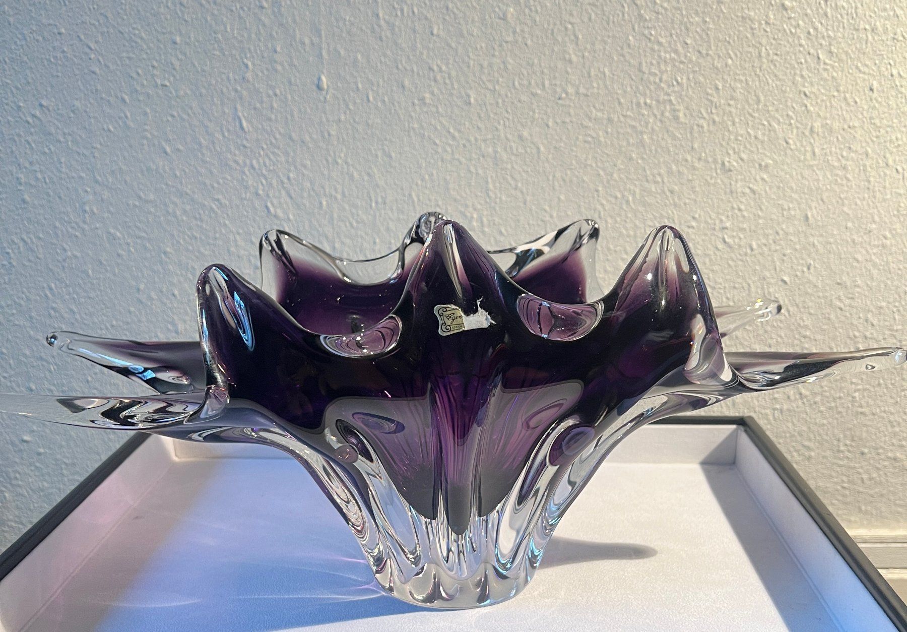 Servierplatten: Coupe Cristal VIntage Fruchtschale – Gebraucht aus La Neuveville von XavierLuke