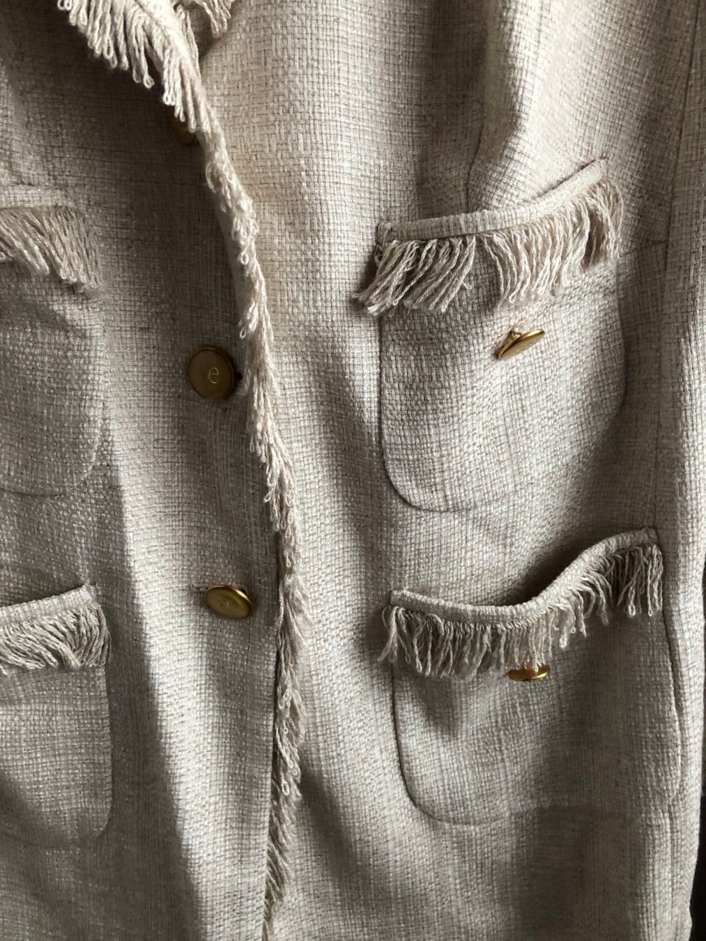 Giacche: Beige Jacke blazer beige taille 48 – Usato da Athenaz (Avusy) venduto da Kurtzuegg 1