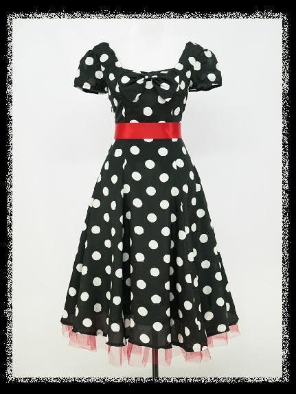 Vestiti: Rockabilly Kleid Punkte Gr. 36/38 neu – Nuovo e nell'imballaggio originale da Widnau venduto da kerstinlo 1