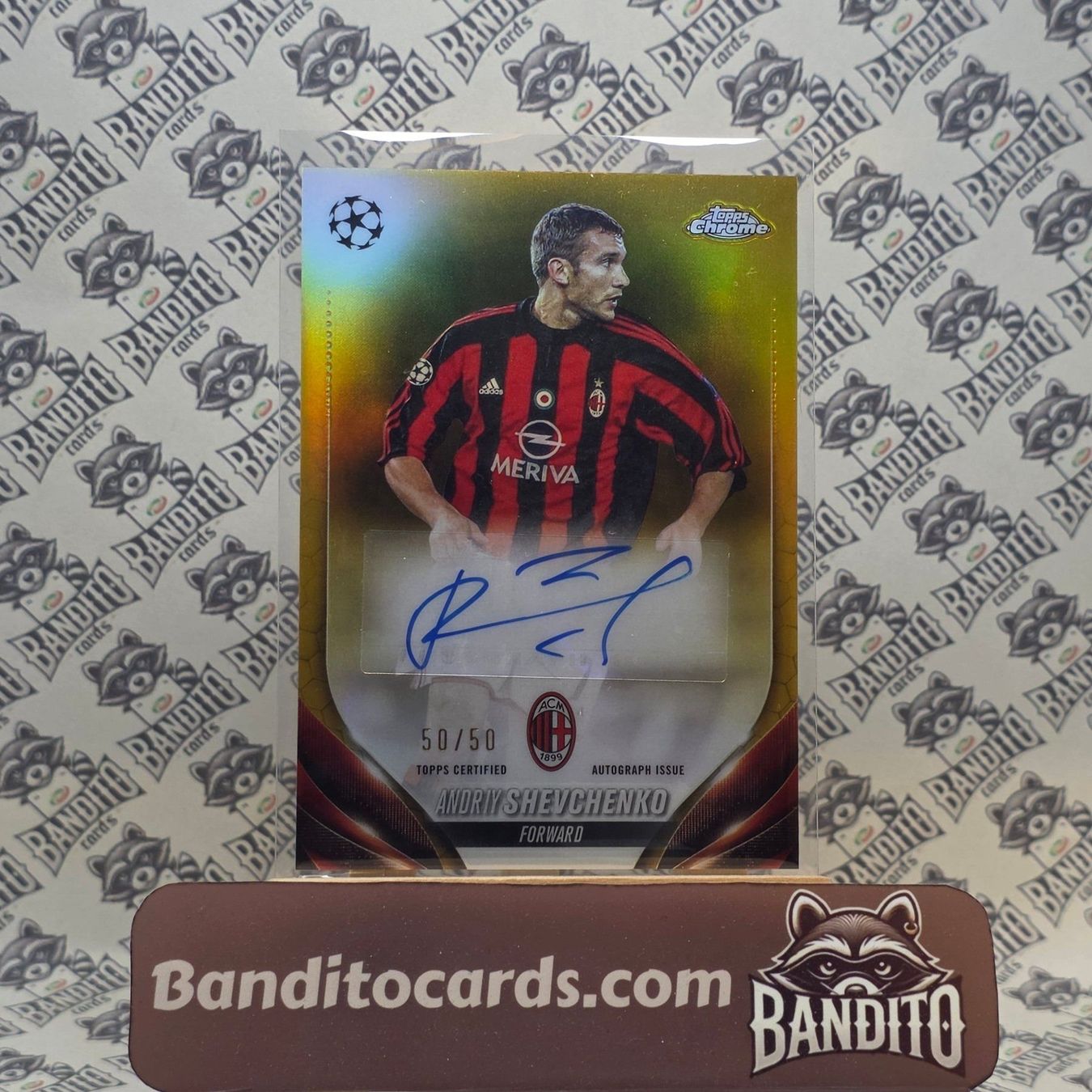 Topps Sammelbilder & Trading cards: Topps Chrome Andriy Shevchenko auto /50 - AC Milan – Gebraucht aus Liebefeld von Banditocards