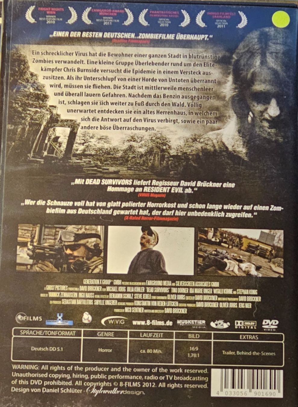 Tutti i DVDs: Dead Survivors – Usato da Wahlen b. Laufen venduto da Cg10 1
