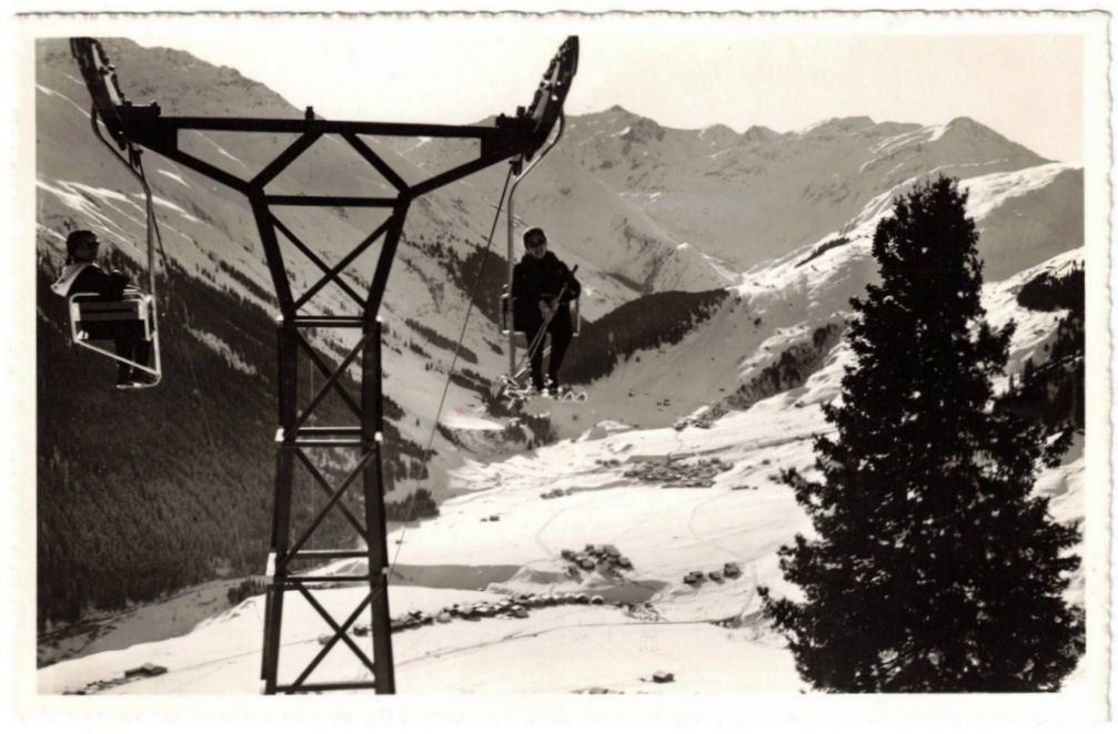 Ansichtskarten: Sedrun - Sessellift Cungieri – Gebraucht aus Binningen von Mountainrider