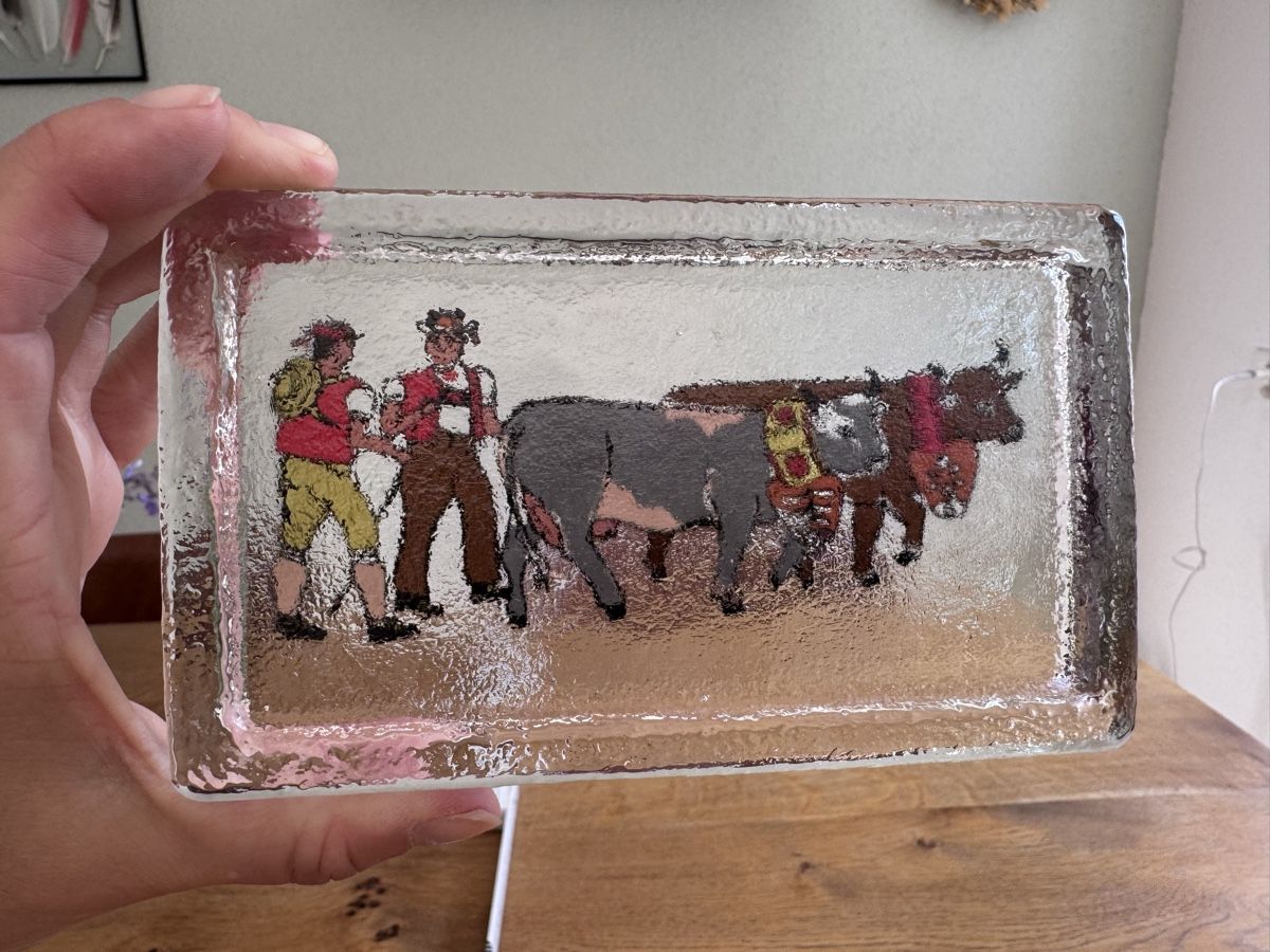Sonstiges Geschirr: Appenzell Buttergeschirr aus Glas – Gebraucht aus Niederbüren von Oetschli 6