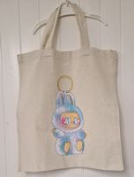 TOTE BAG  Labubu  en toile Neuf  Idée 💡  cadeau 🎁