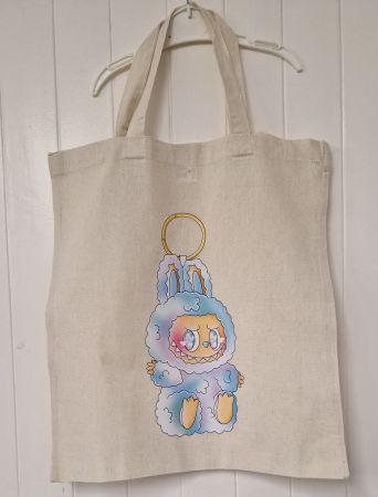 TOTE BAG  Labubu  en toile Neuf  Idée 💡  cadeau 🎁