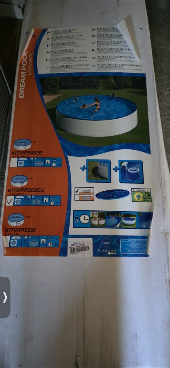 Piscine: Stahlwandpool 3,55 Meter Durchmesser – Nuovo e nell'imballaggio originale da Boll venduto da hue_q7mk