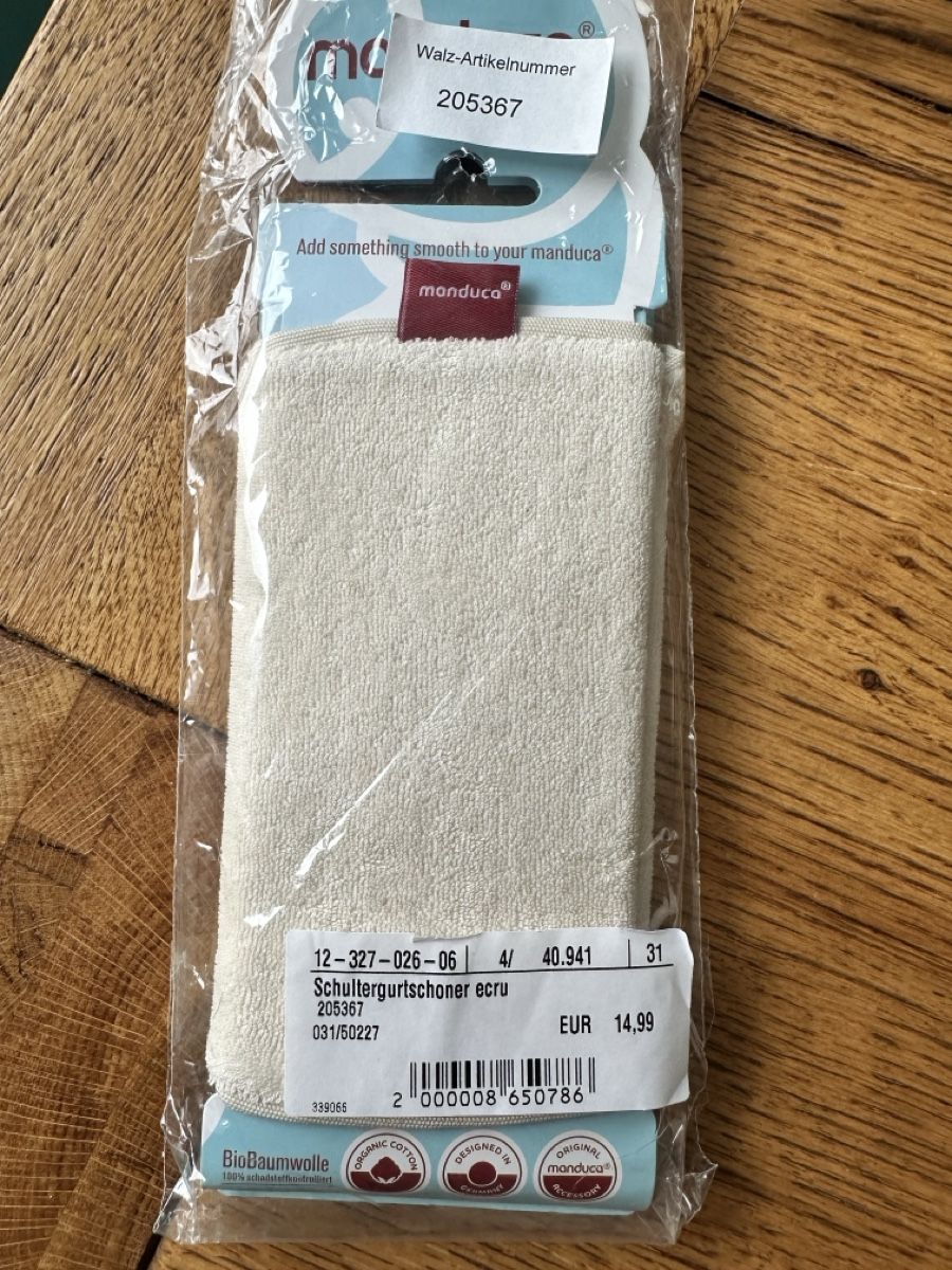 Altro in  Abbigliamento & Accessori: Manduca Shoulder Strap Pads - Ecru, New in Package – Nuovo e nell'imballaggio originale da Laufen venduto da krissym