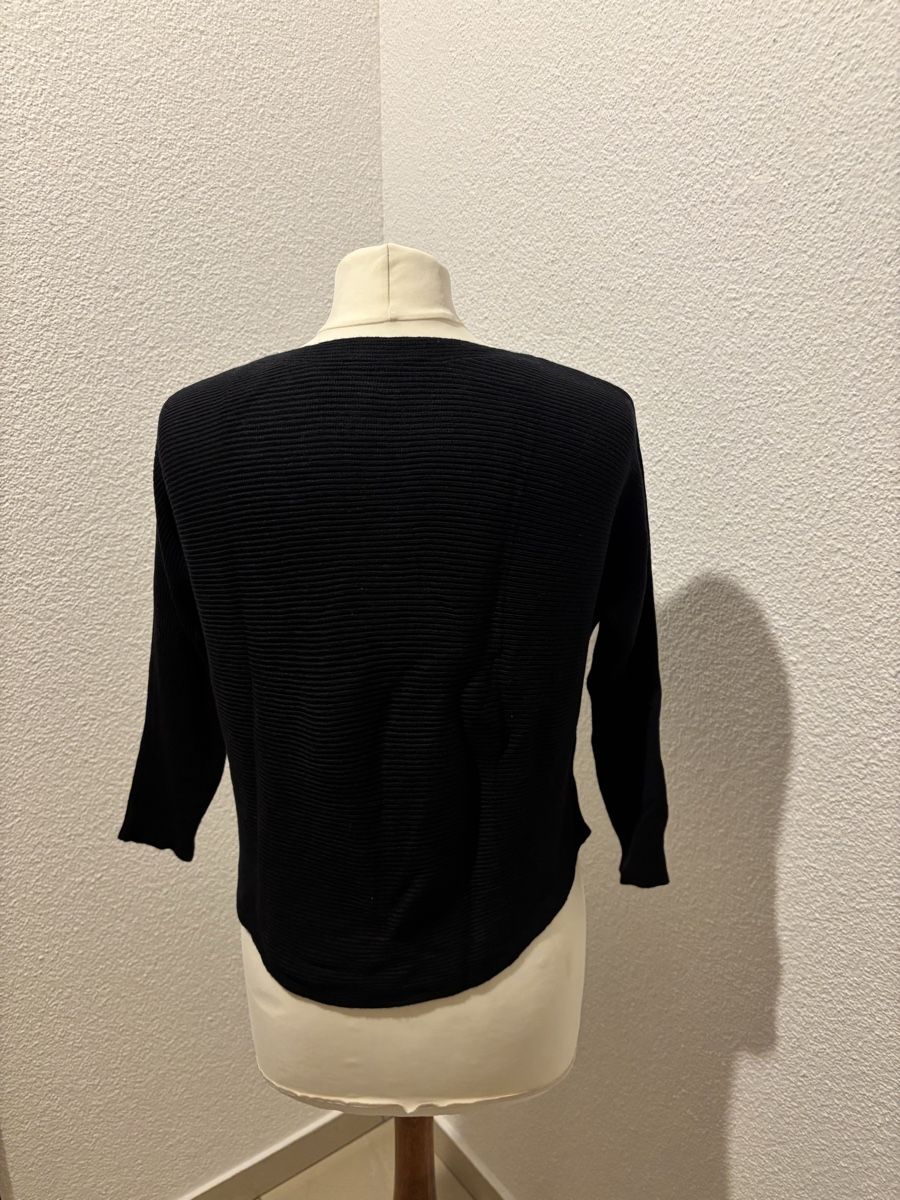 Tom Tailor Pullover & Sweatshirts: Pullover Tom Tailor gerippt schwarz Grösse XS – Gebraucht aus Zürich von nnsn 3