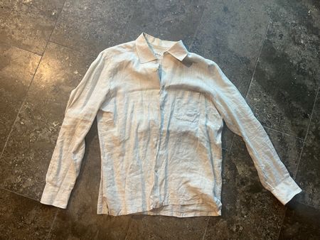 Kiton Hemd Shirt 41 XL Leinen