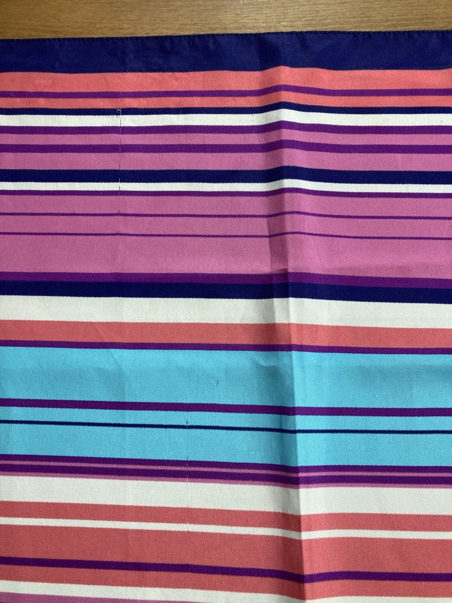 Foulard & Sciarpe: Foulard mit Streifenmuster, Vintage Stil – Usato da Winterthur venduto da silen 3
