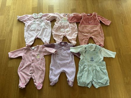 Baby Strampler Set Grösse 56 7 Stk