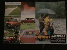 Mini Clubman Faltprospekt mit 4 Seiten, Oktober 1976
