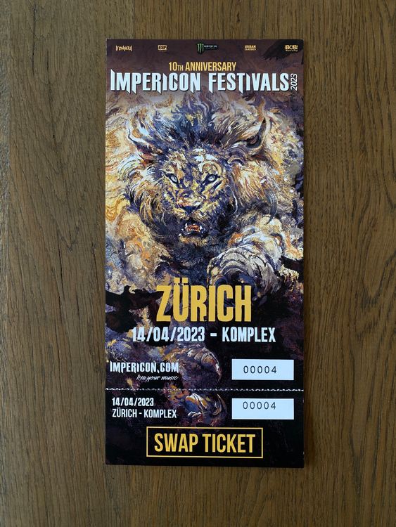 IMPERICON Festival 2023 Zürich TICKET | Kaufen auf Ricardo