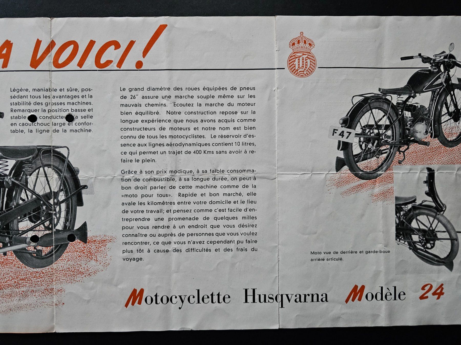 Documenti: Husqvarna Modele 24 Prospekt 1947 – Usato da Stein AG venduto da Zantico 1