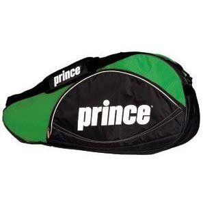 Ausverkauf - Prince 3er Tennisschlägertasche Schwarz/Grün
